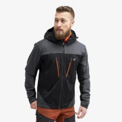 Silence Proshell Jacket Men Black/Rusty