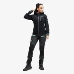 Trekker Hoodie Women Black -KIN Clothing Style Shop fe206c07 5490 43fa be23 9ee543c39a3b
